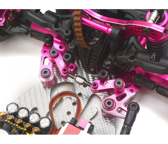 Adjustable Steering Assembly for Sakura D4 Gun Metal