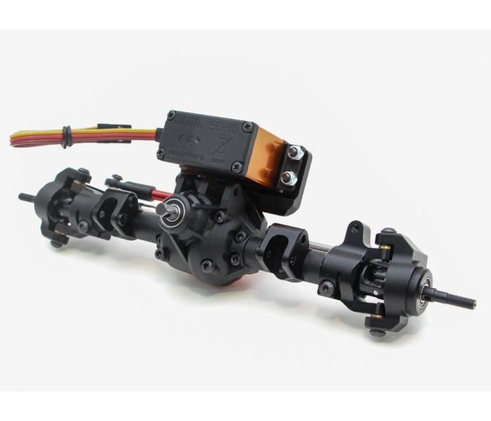 AR44 Axle Mounted Servo Conversion Kit w/ 4Link Truss Black