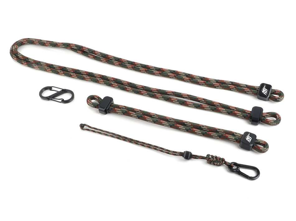 Shop Remote Strap Set for Neck & Wrist (USA Cords) Woodland Camo ...