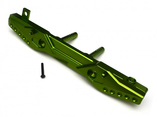 Shop CNC Machined Aluminum Rear Bumper - 1 Pc Green | BoomRacing.com