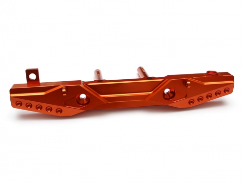 Shop CNC Machined Aluminum Rear Bumper - 1 Pc Orange | BoomRacing.com