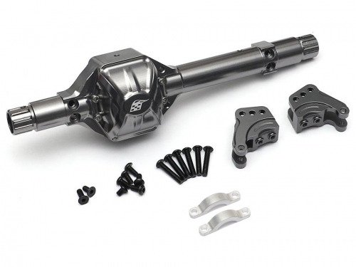 GPM Set Scatole Cambio In Alluminio Nero Per Axial RR10 Bomber, Wraith, Yeti Score, 1 Paio, RR008-BK - 2