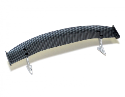 Cf Wing Raptor Shop 1/10th Scale CF Rear Spoiler Wing W/ Stands (#00478) | BoomRacing.com