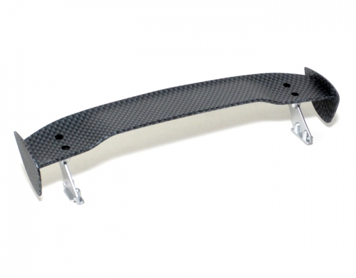 Cf Wing Raptor Shop 1/10th Scale CF Rear Spoiler Wing W/ Stands (#00482) | BoomRacing.com