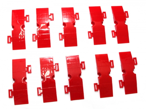 Shop Small Drifted Track Parts (3x10cm 10 Pcs in 1 package) Red ...