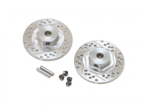 ＡGRIND BX_PROTO 24° Shop Stainless Steel Cross Drilled & Slotted Brake Disc 12mm Hex